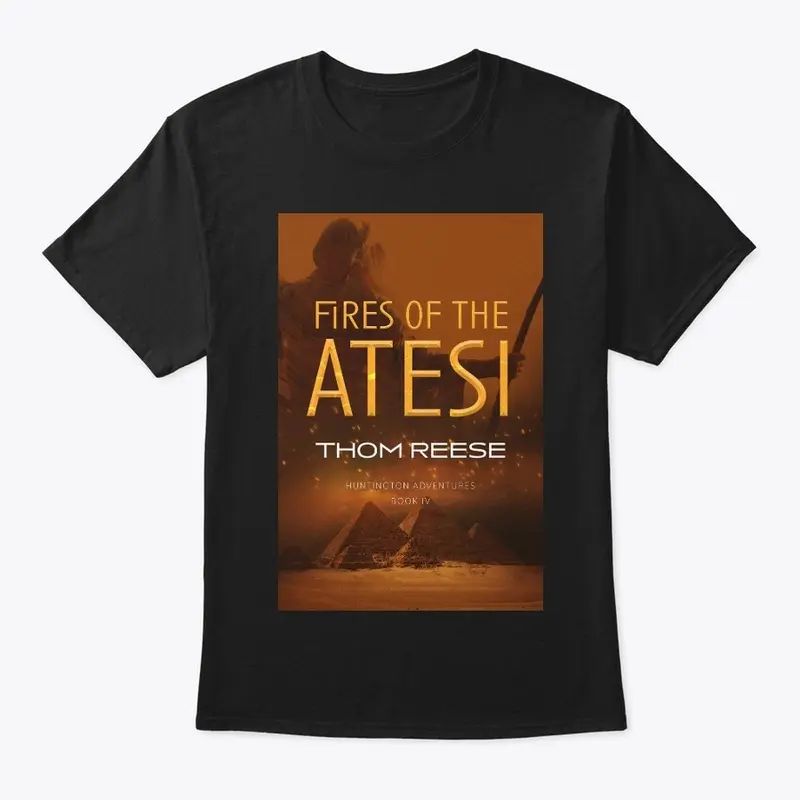 Fires of the Atesi Book cover T-shirt