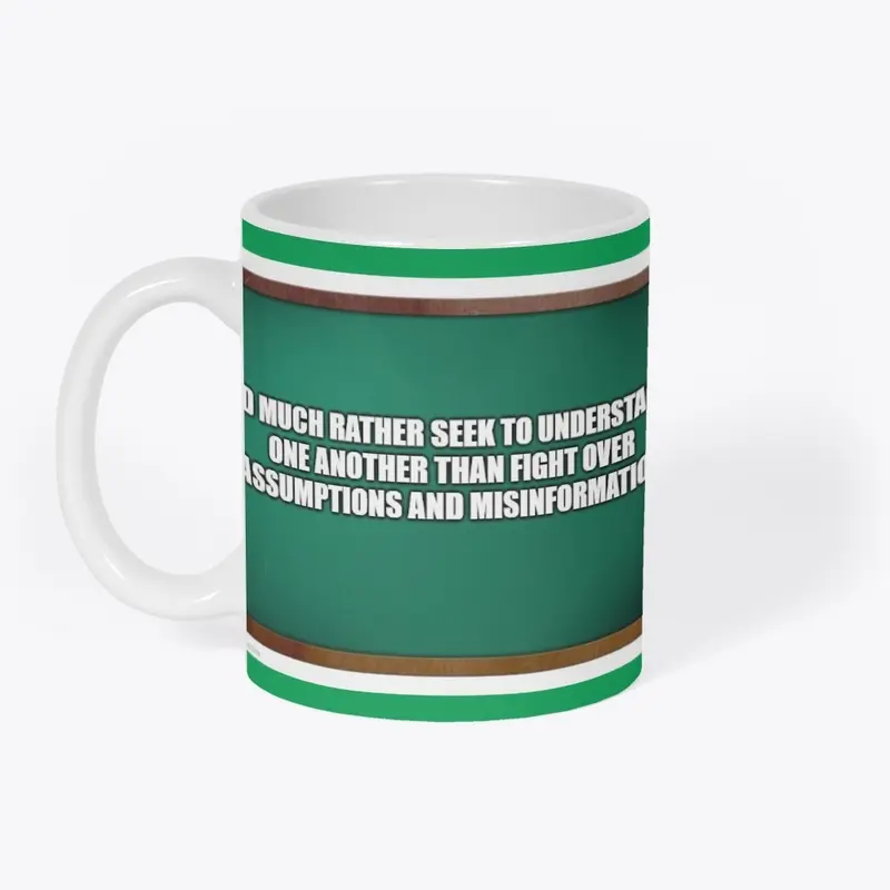 Seek to Understand mug or glass